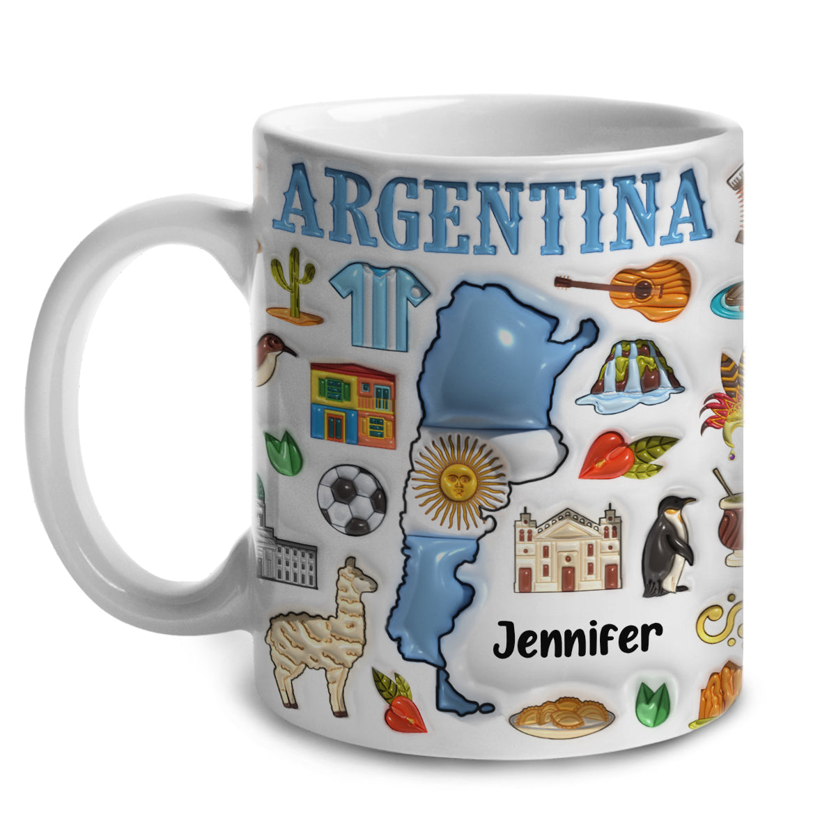 Custom Argentina Coffee Mug Cup With Your Name