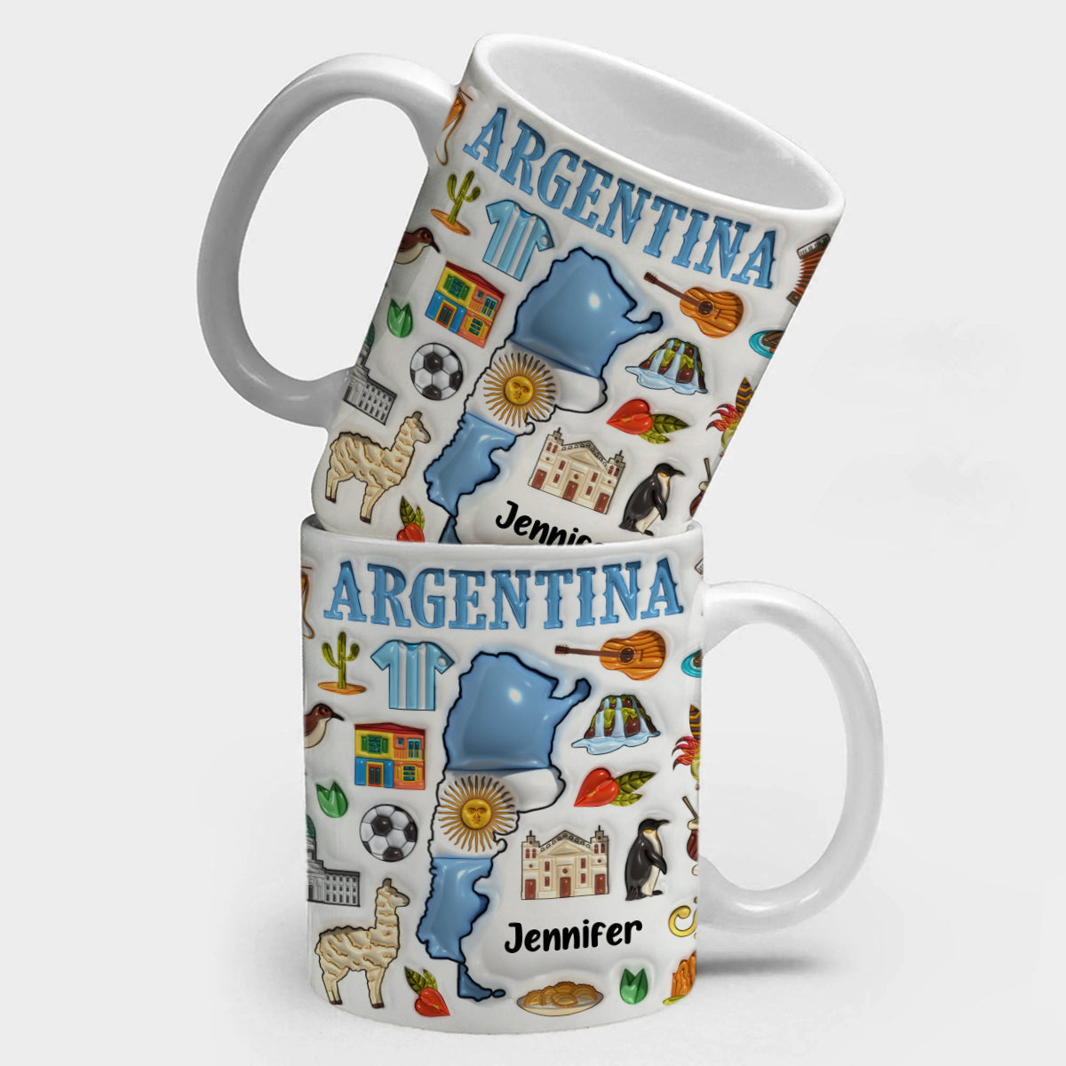 Custom Argentina Coffee Mug Cup With Your Name