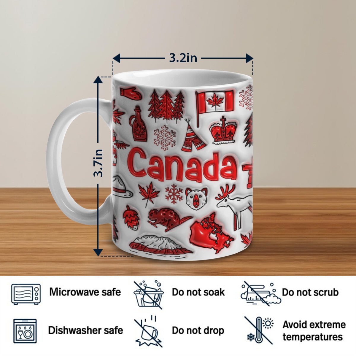 Custom Canada Coffee Mug, Canada Gifts And Souvenirs