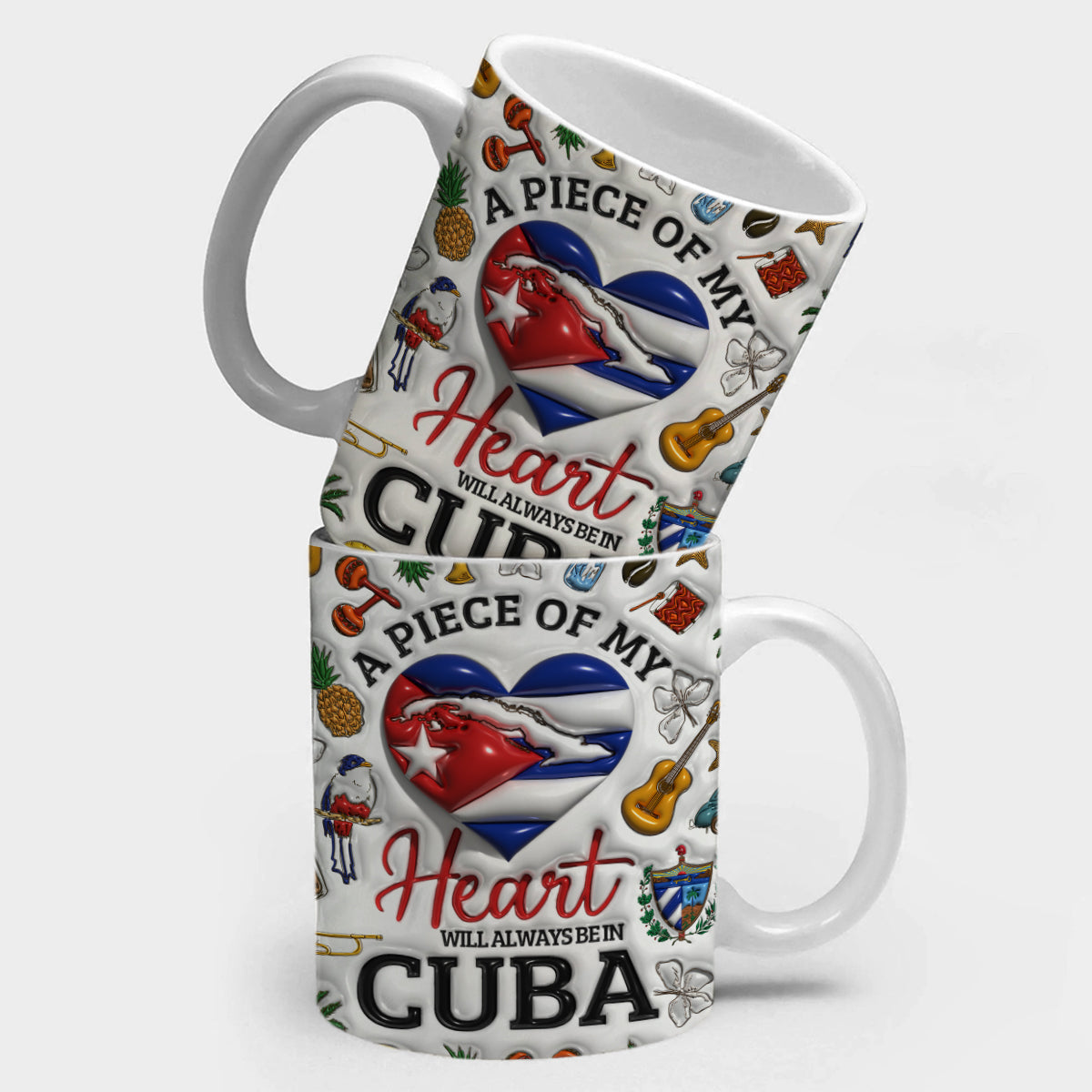 A Piece Of My Heart Will Always In Cuba Coffee Mug Cup