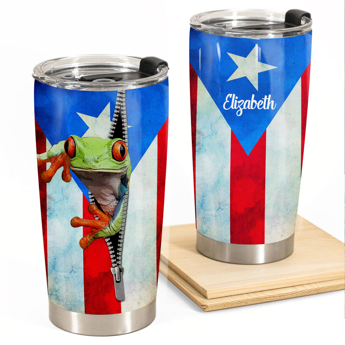 Custom Puerto Rico Tumbler For Puerto Rican