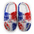 Custom Dominican Flag Symbols Colorful Slippers