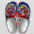 Dominican Personalized Clogs Shoes With Symbols Tie Dye