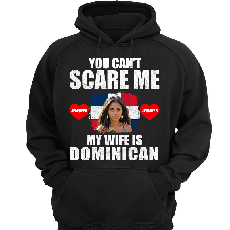 Custom My Wife Is Dominican T-shirt With Your Picture