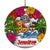 Personalized Dominican Christmas Ceramic Ornament