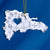 Dominican Shaped Acrylic Ornament