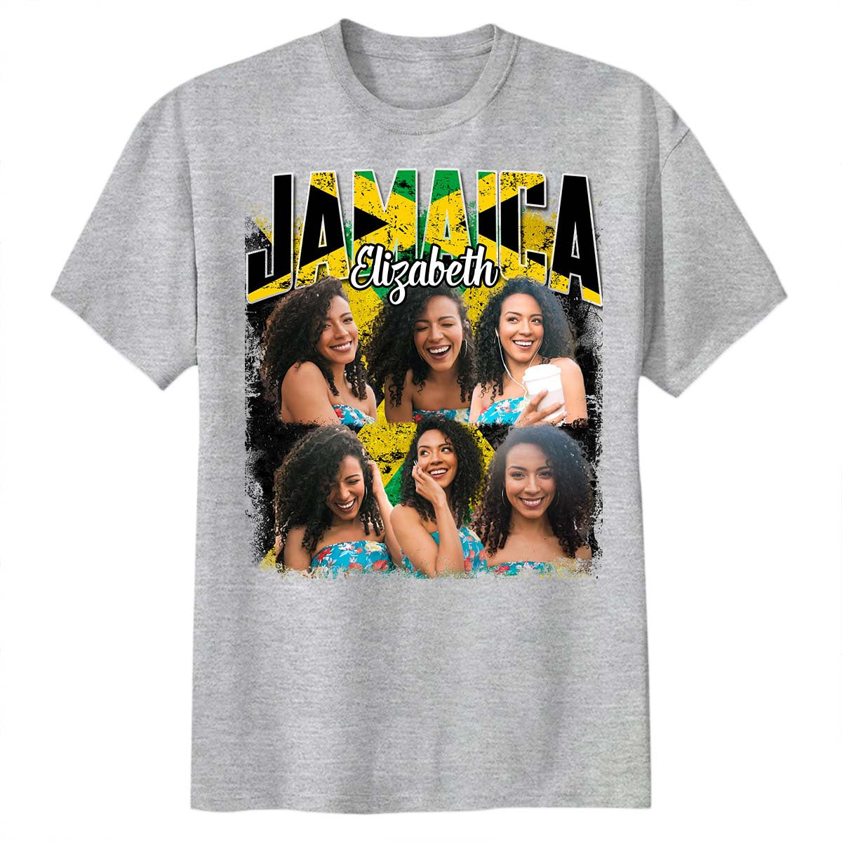 Custom Jamaica T-shirt With Your Photo