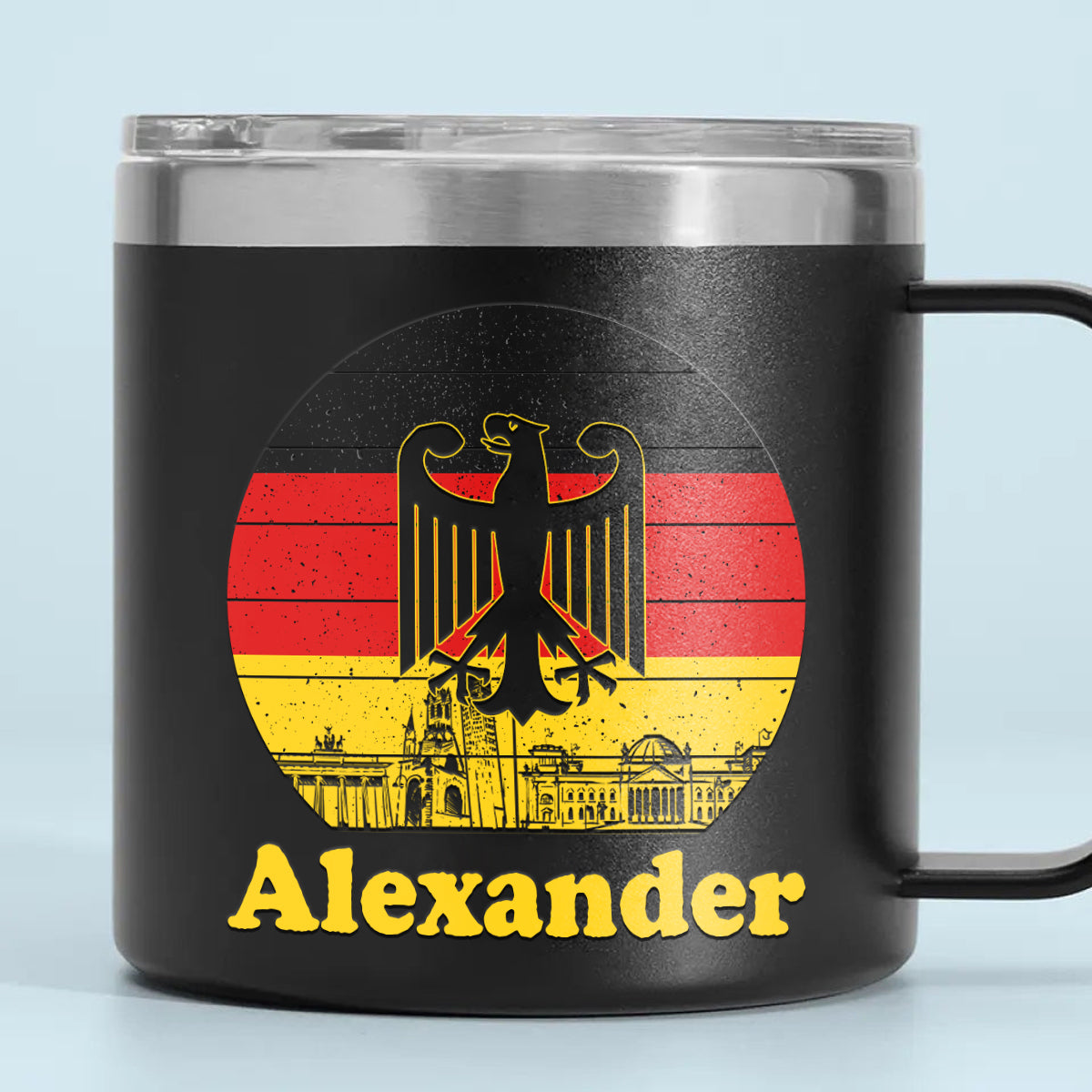 Custom Germany Tumbler 14oz With Your Name