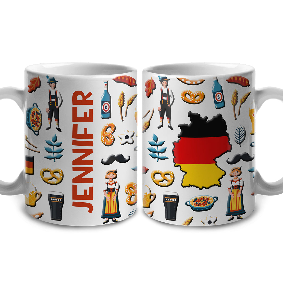 Custom Germany German Mug With Your Name