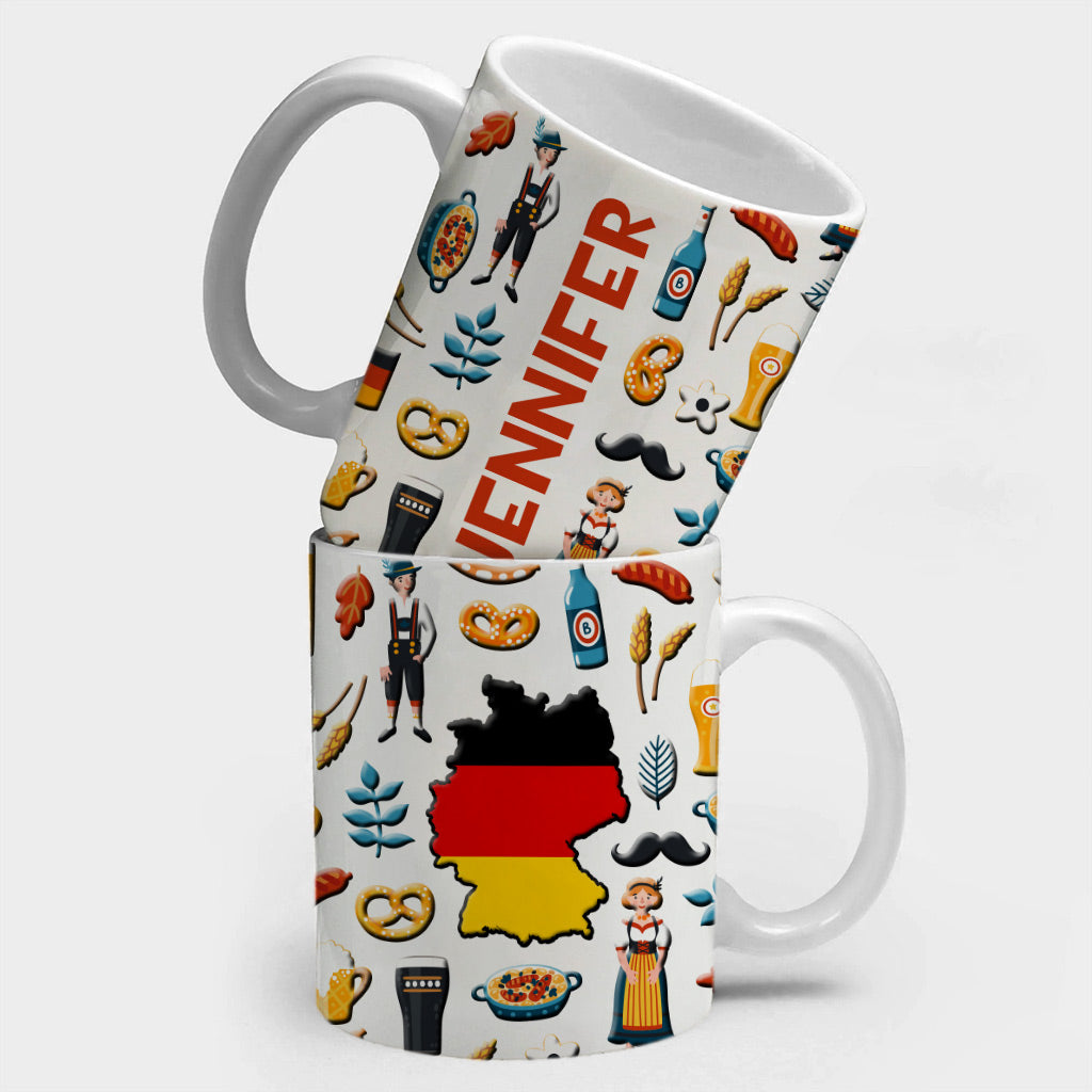 Custom Germany German Mug With Your Name