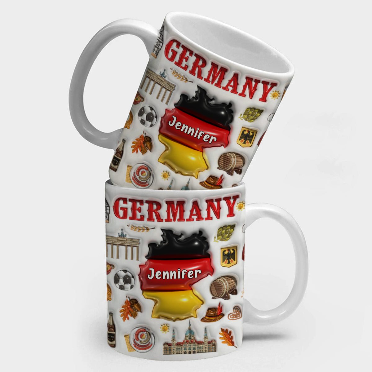 Custom Germany Coffee Mug Cup With Your Name