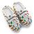 Italy Customized Slippers With Italian Flag And Symbols