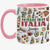 Customize Made In Italy Coffee Accent Mug With Symbols