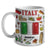 Custom Italy Coffee Mug Cup With Your Name