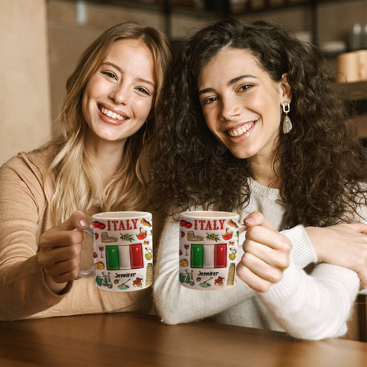 Custom Italy Coffee Mug Cup With Your Name