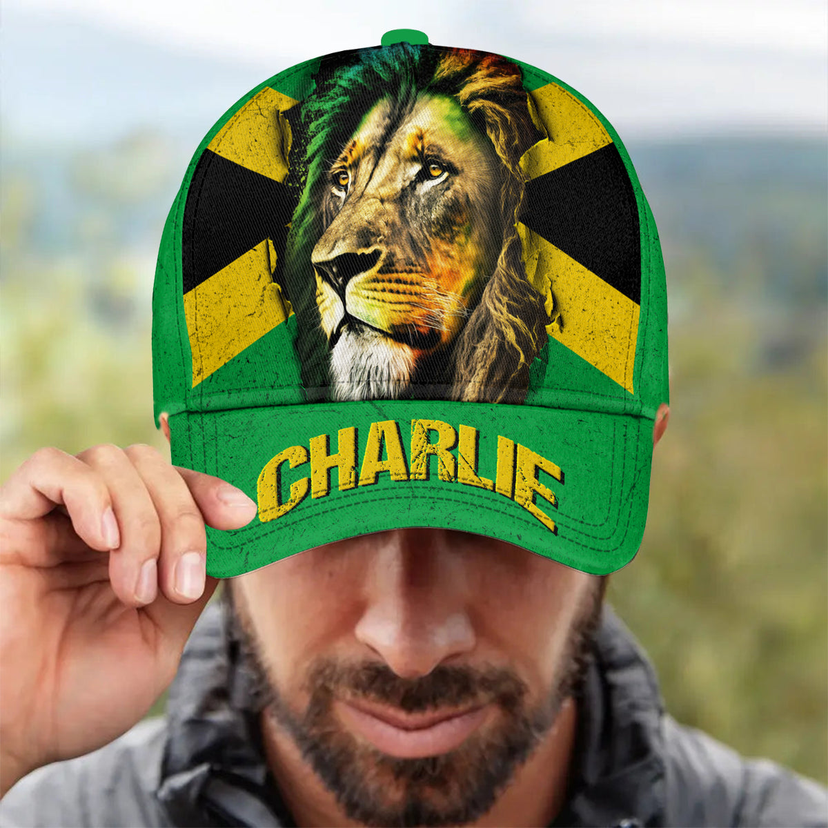 Custom Jamaica Lion Classic Cap For Jamaican