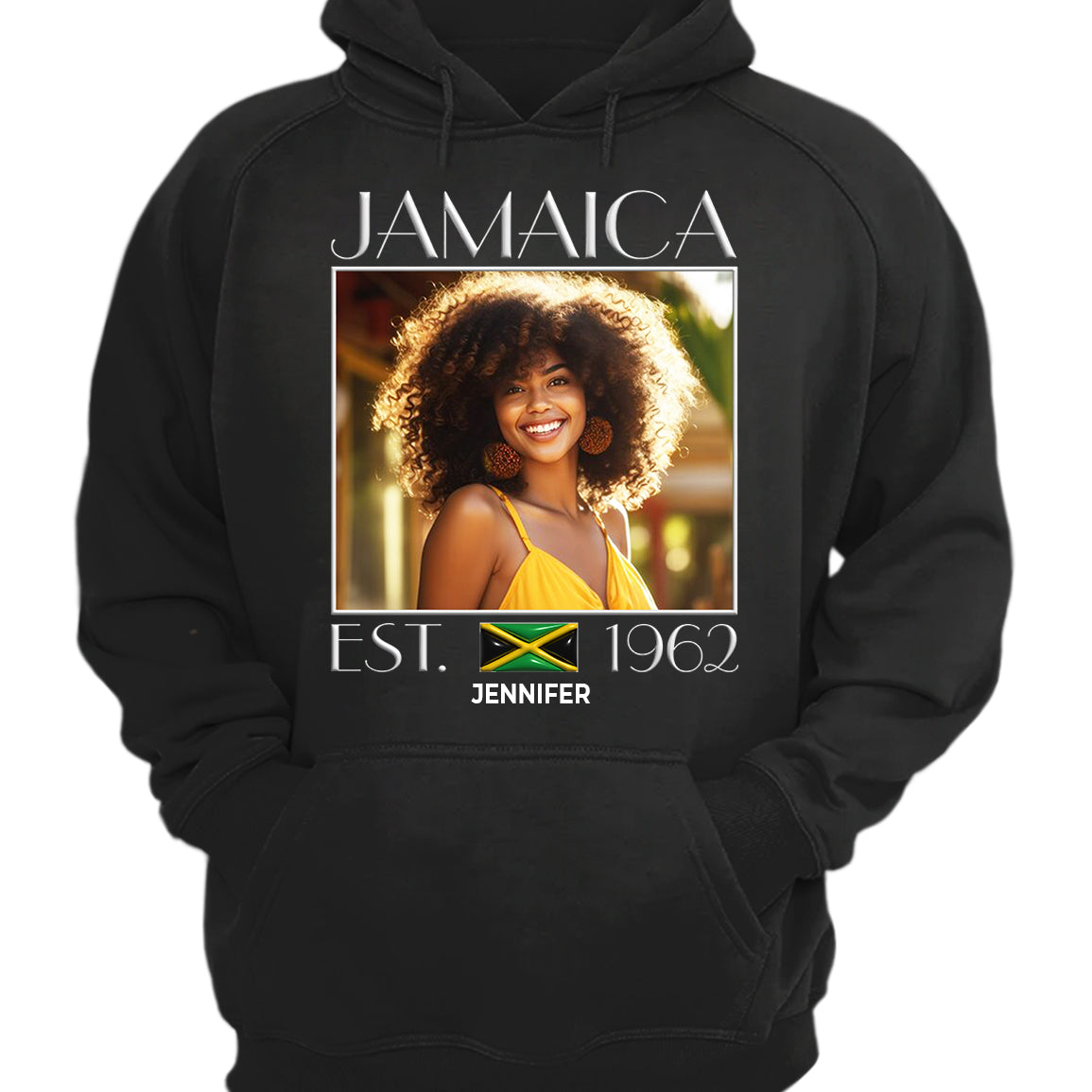 Custom Jamaica T-shirt With Your Photo And Name