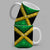 Jamaica Flag 3D Inflated Effect Coffee Mug