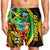 Custom Jamaica Men's Beach Shorts With Jamaican Symbols