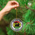 Custom Bless Up Jamaica Circle Ceramic Ornament