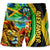 Custom Jamaica Men's Beach Shorts With Jamaican Symbols