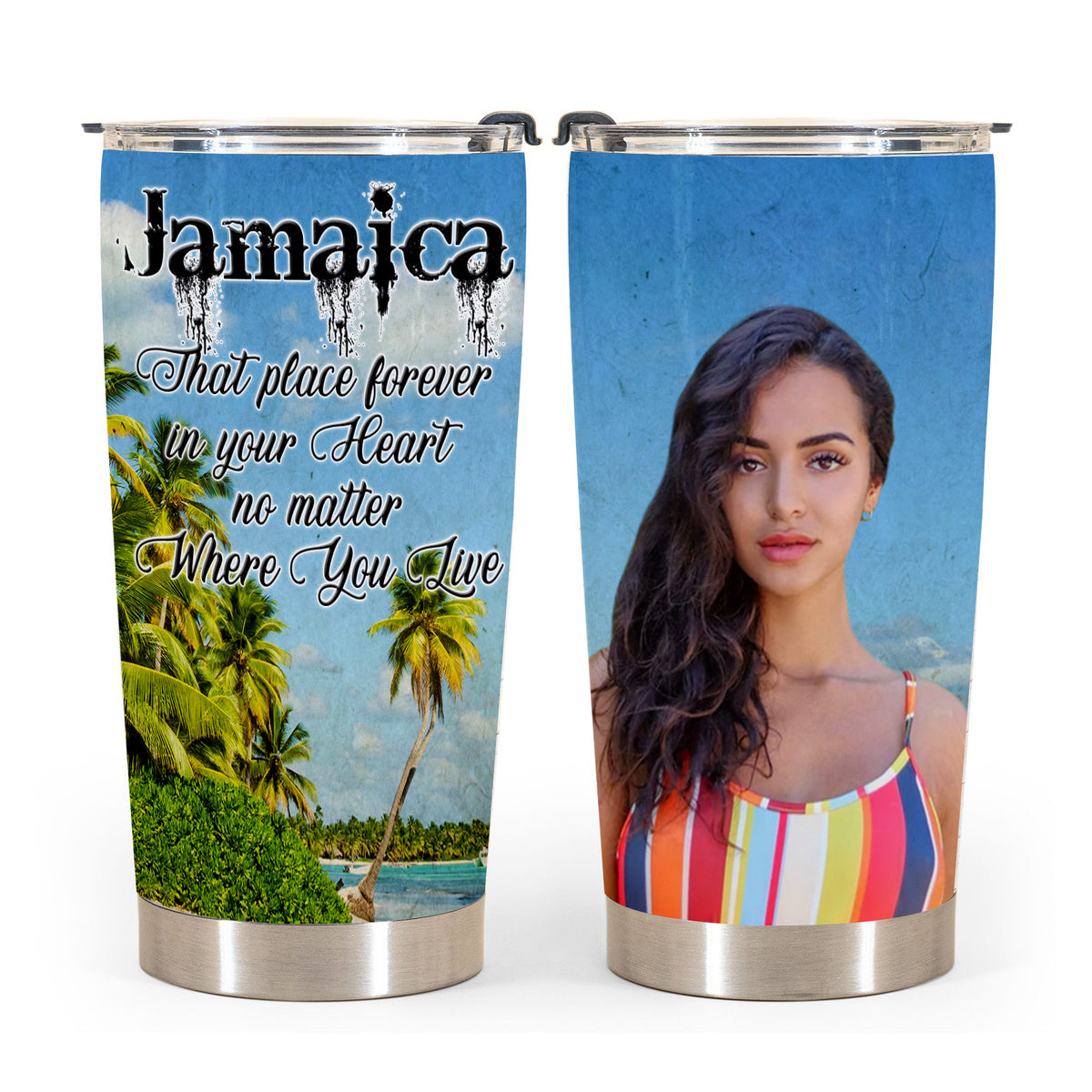 Jamaican Girls Are Sunshine Personalized Tumbler - Teezalo