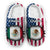 Custom Mexico Slippers With Flag Inside