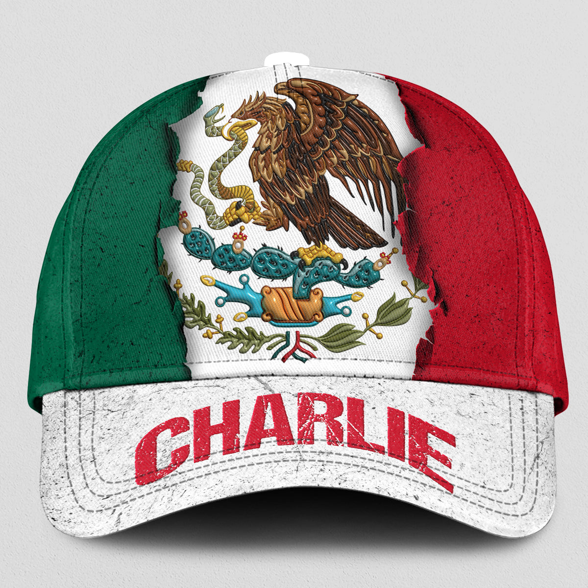 Custom Mexico Coat Of Arm Classic Cap For Mexican