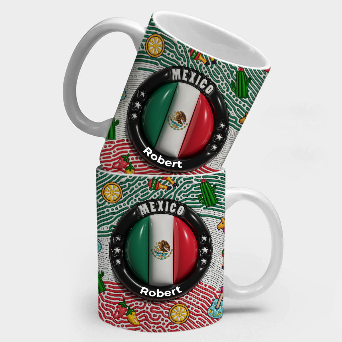 Mexico DNA Personalized Coffee Mug Cup