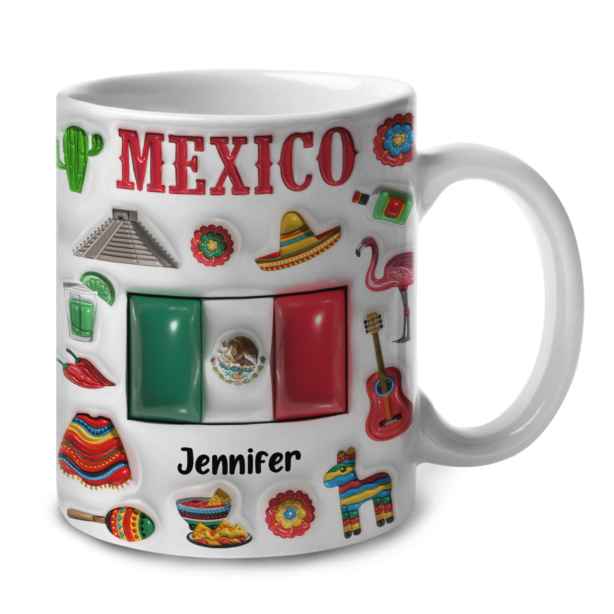 Custom Mexico Coffee Mug Cup With Your Name