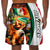 Custom Mexico Men's Beach Short With Mexican Symbols