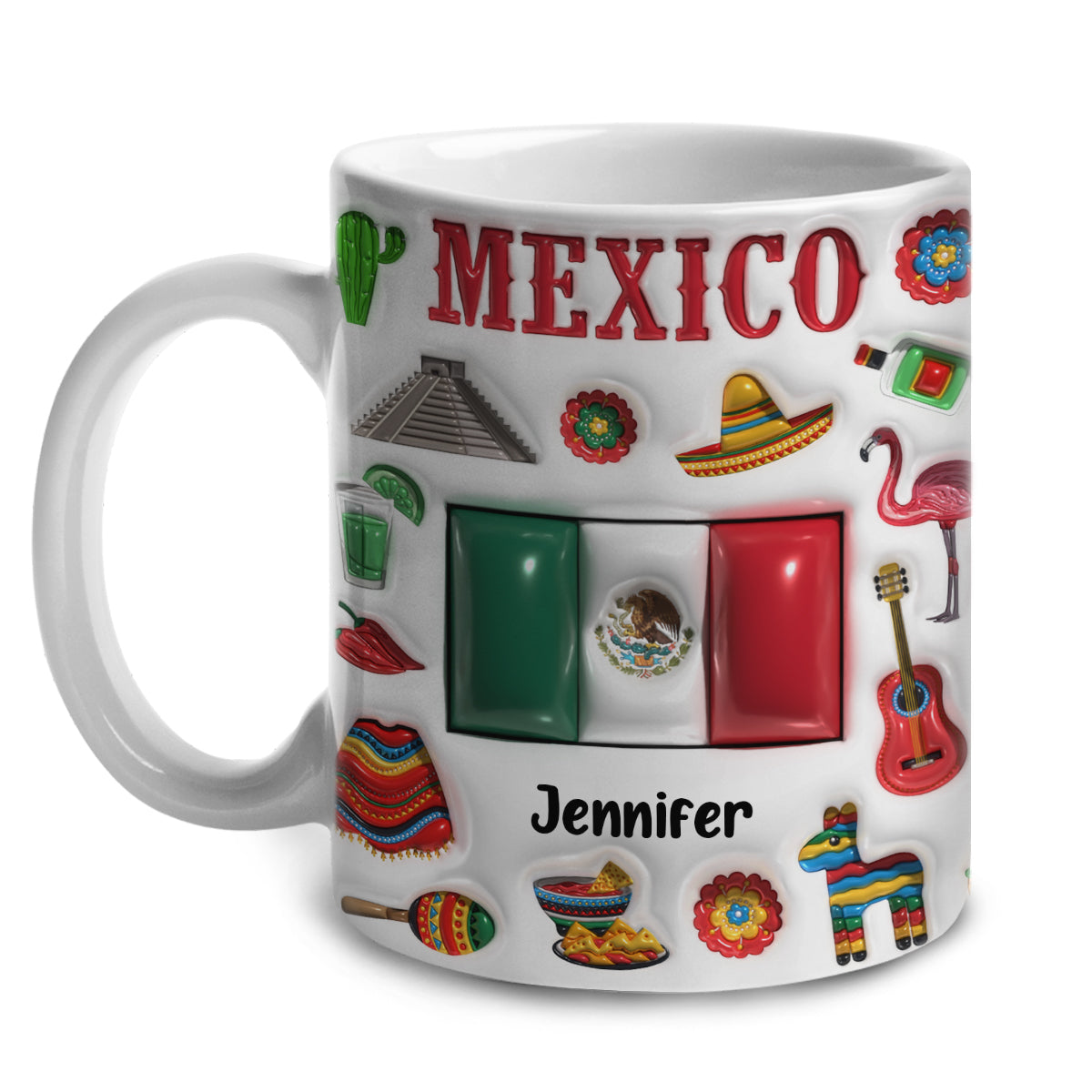 Custom Mexico Coffee Mug Cup With Your Name