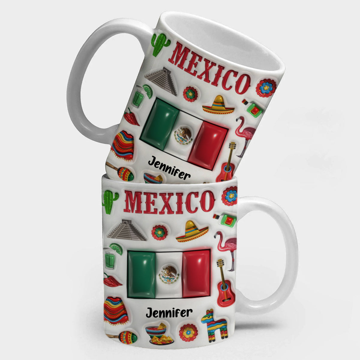 Custom Mexico Coffee Mug Cup With Your Name