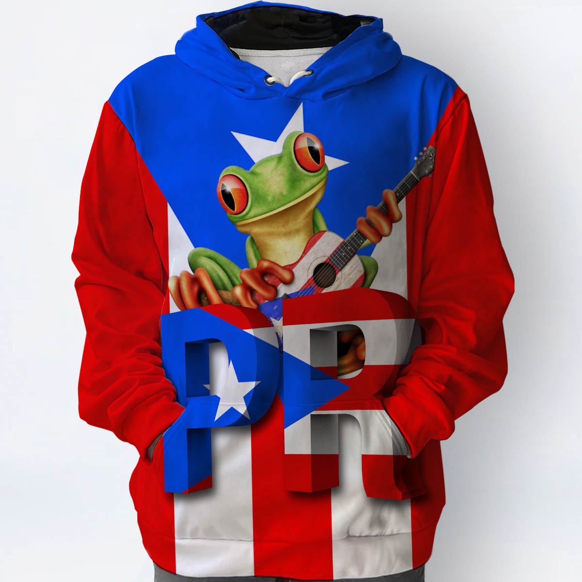 Puerto Rico Flag Puerto Rican Unisex 3D Personalized Hoodie