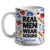 Real Men Wear Scrubs Nurse Coffee Mug With Custom Your Name