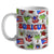 Puerto Rico Boricua Custom Coffee Mug Cup With Flag And Symbols V2