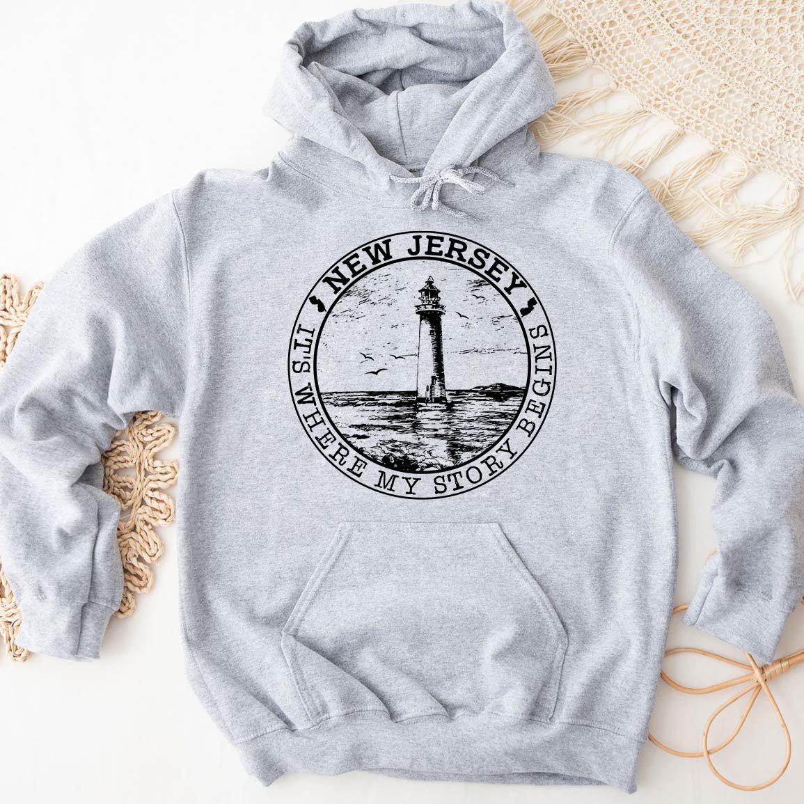 New Jersey It's Where My Story Begins Hoodie