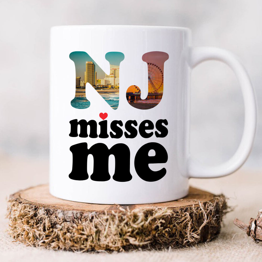 Custom New Jersey Misses Me Mug