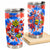 Puerto Rico Personalized Tumbler With Symbols Tie Dye