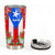 Custom Puerto Rico Tumbler With Flag, Flower, Coqui