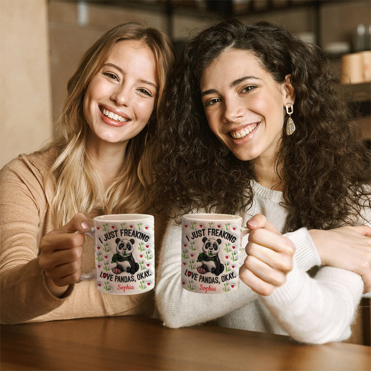 I Just Freaaking Love Pandas Personalized Coffee Mug Cup