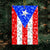 Puerto Rico Shaped Acrylic Ornament With Flag And Symbols