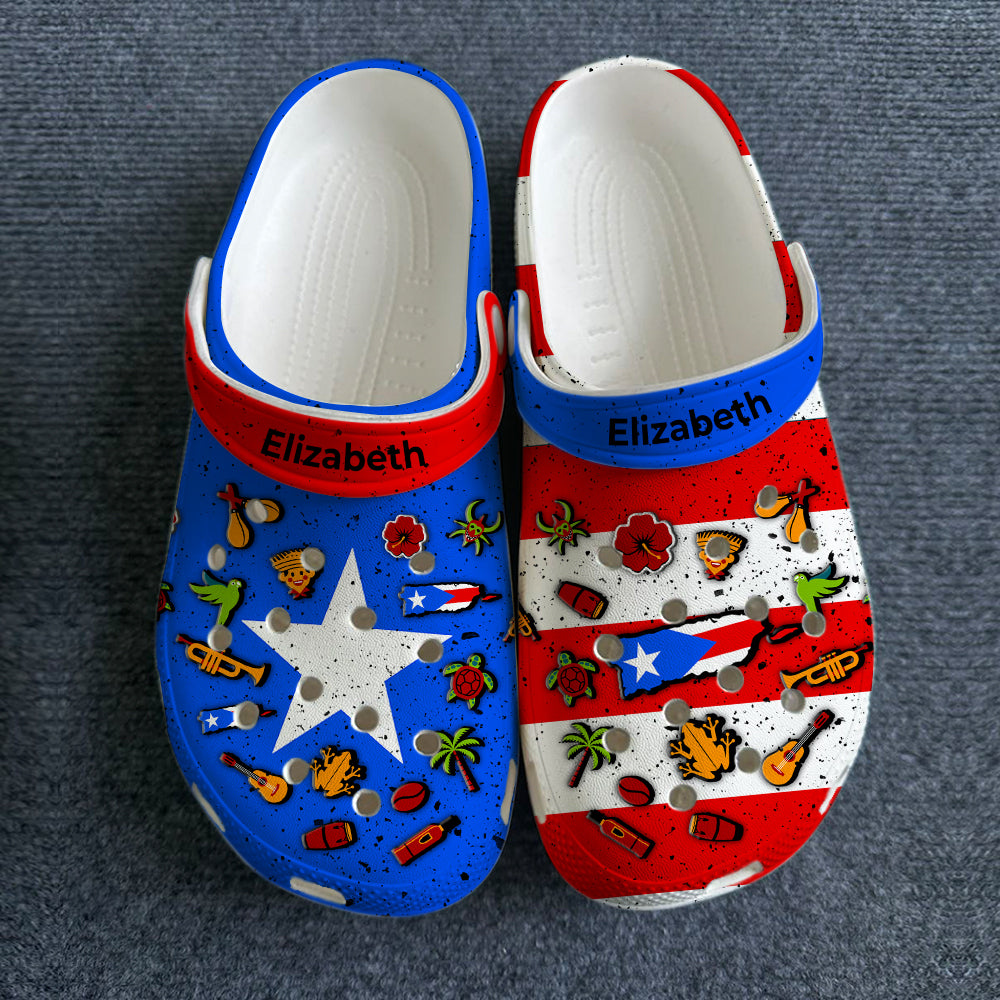 Philippines Flag Personalized Crocs Shoes With Your Name