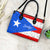 Custom Puerto Rico Leather Handbag Purse With Your Name