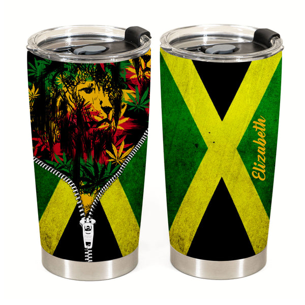 Jamaican Girls Are Sunshine Personalized Tumbler - Teezalo