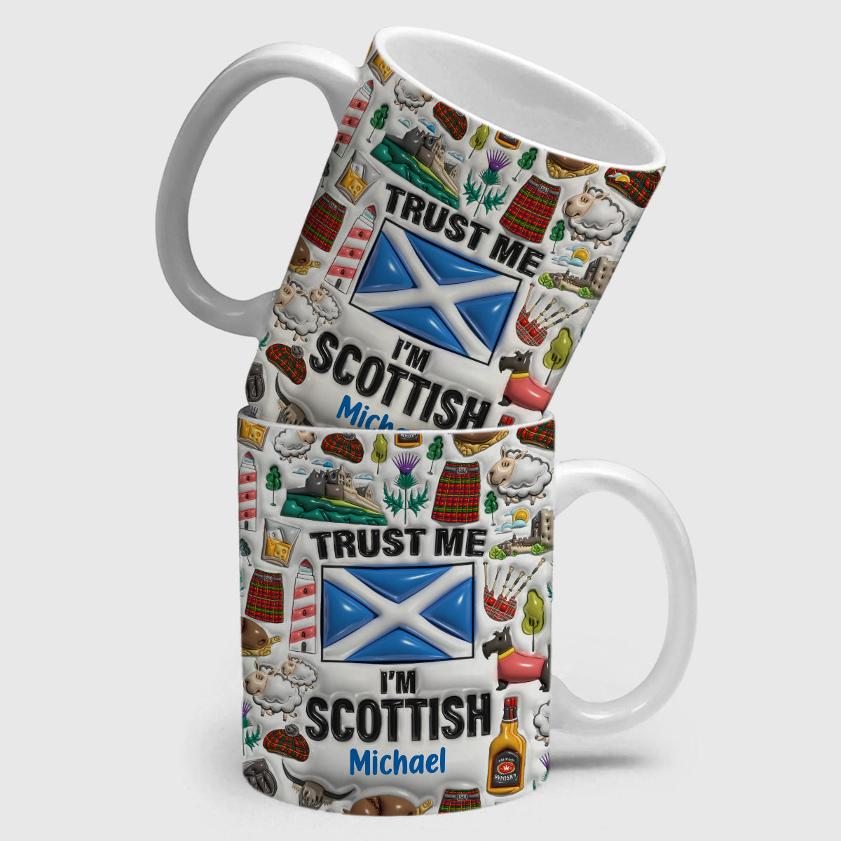 Trust Me I'm Scottish Customized Coffee Mug Cup