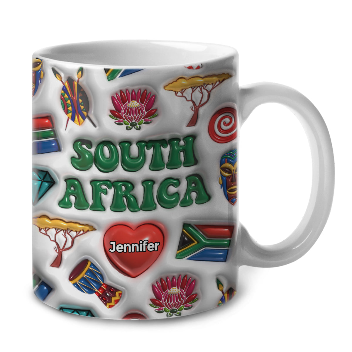 South Africa Coffee Mug Cup With Custom Your Name