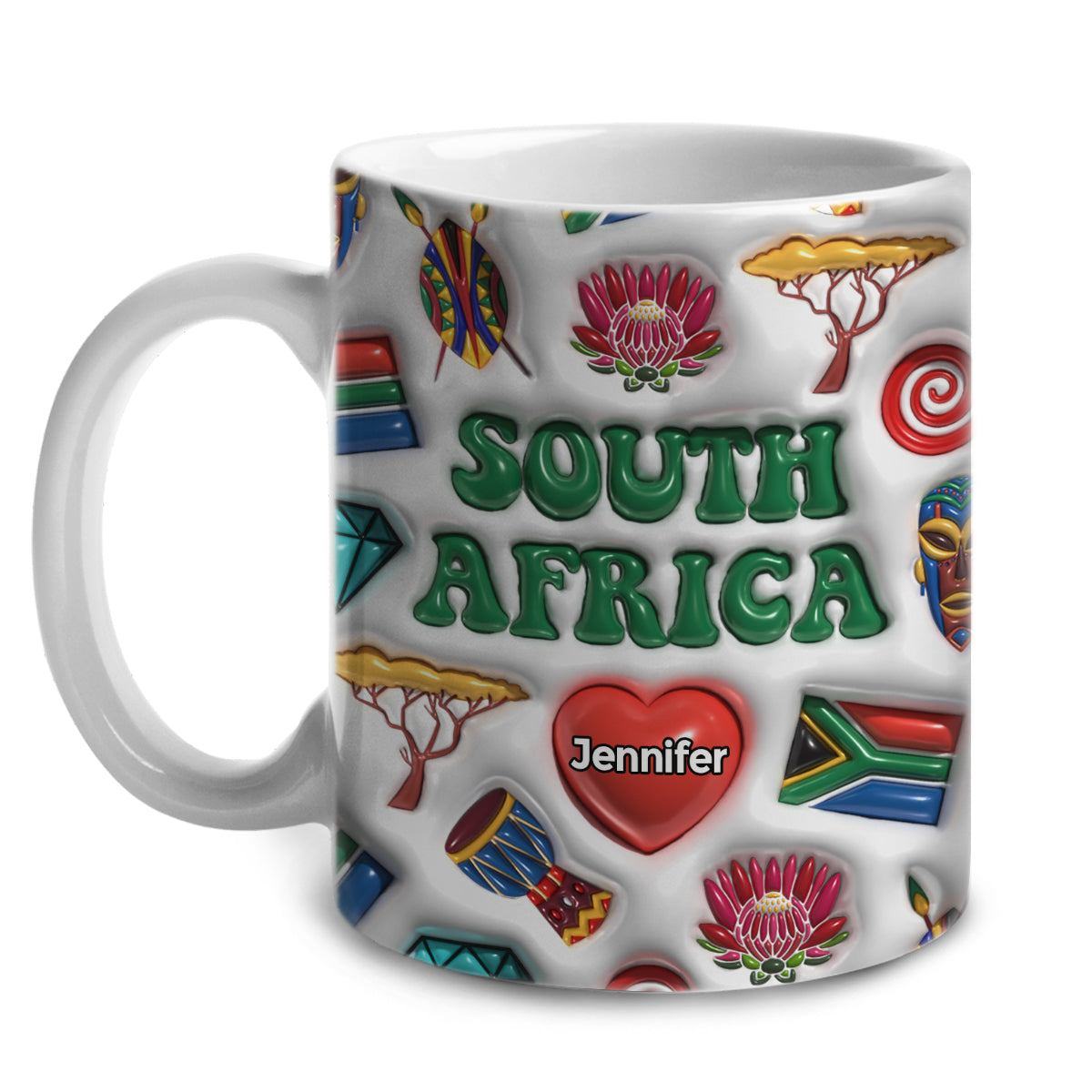 South Africa Coffee Mug Cup With Custom Your Name