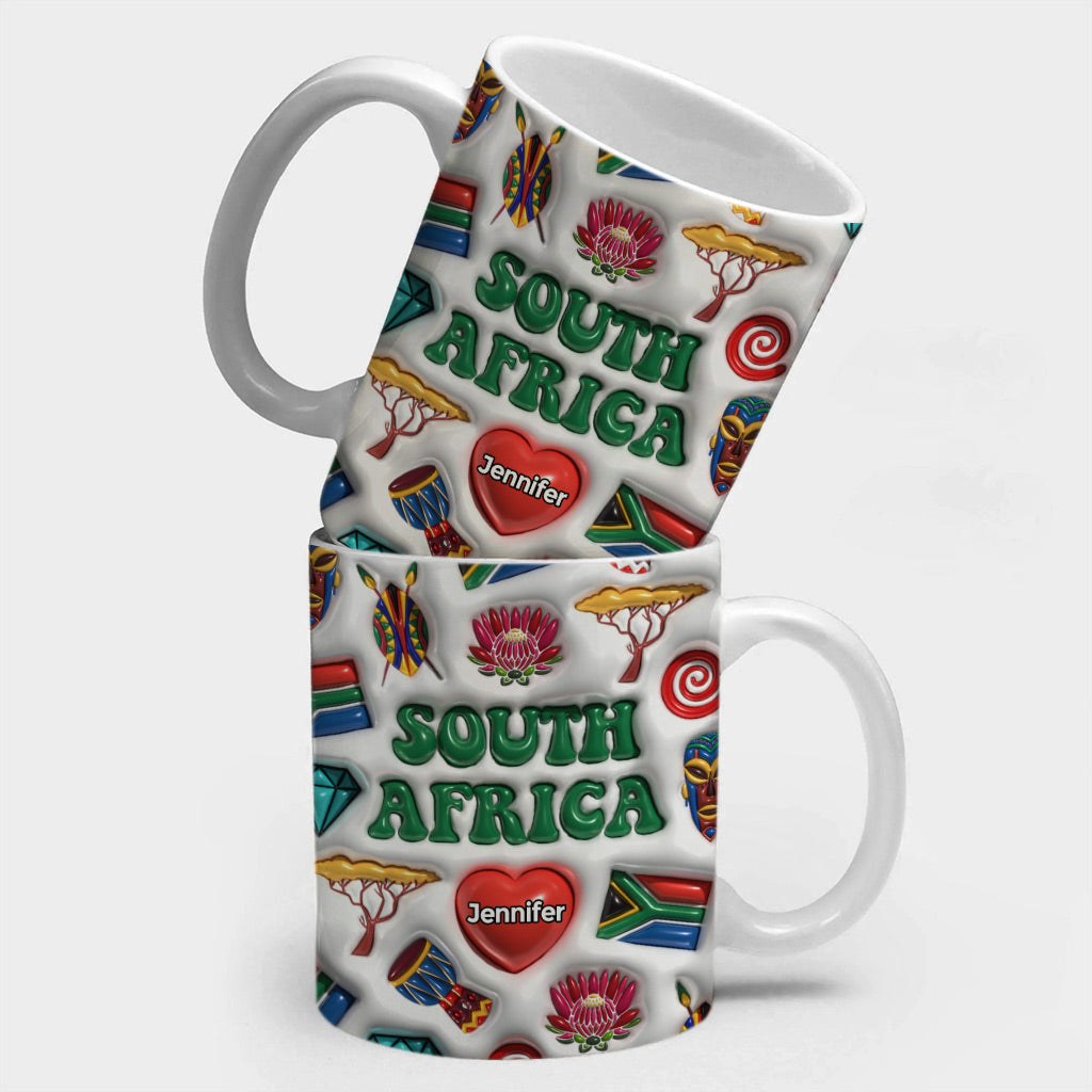 South Africa Coffee Mug Cup With Custom Your Name