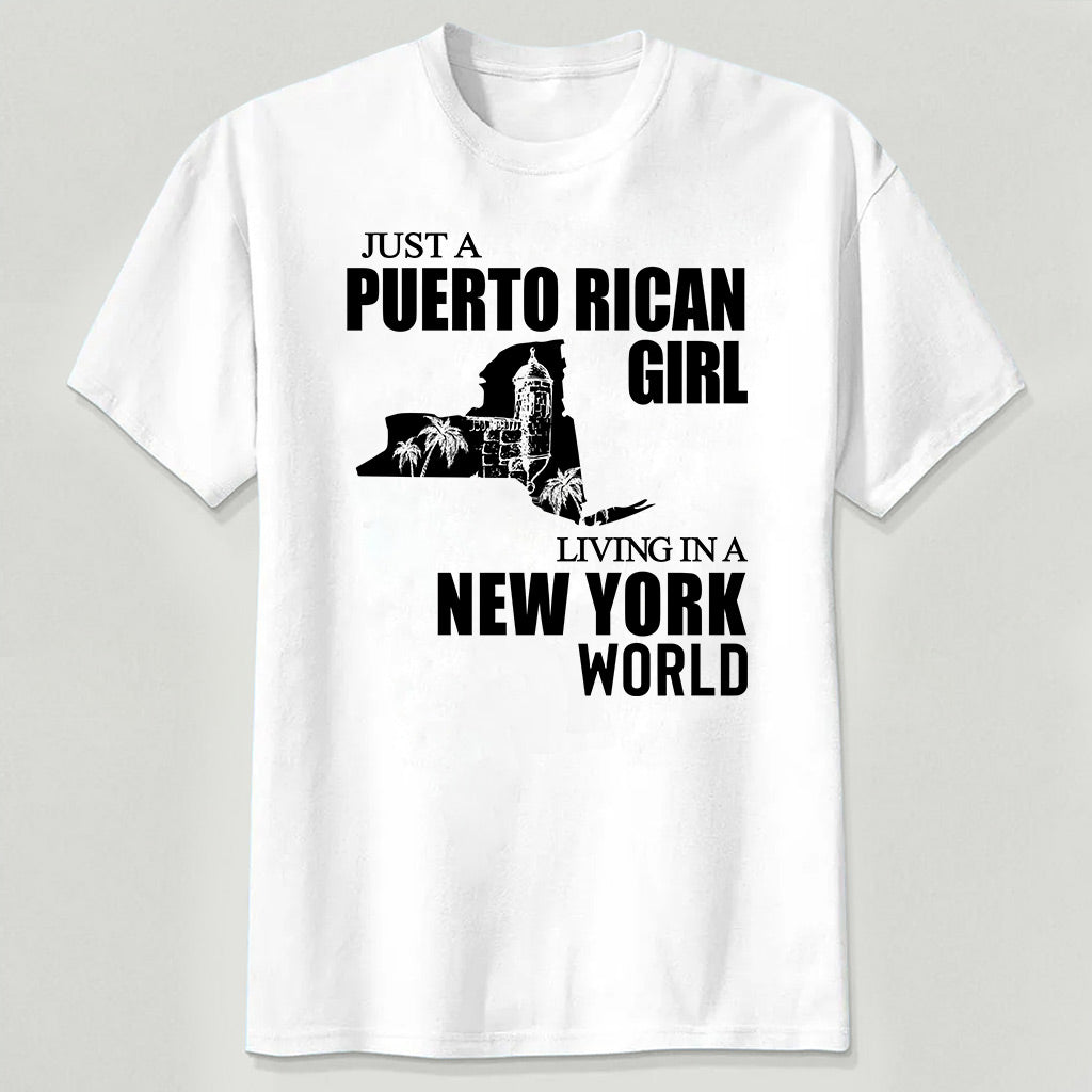 Just A Puerto Rican Girl Living In A New York Sweatshirt